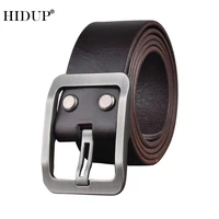 hidup retro styles top quality 100 solid cowskin for men cow genuine leather belt cowhide alloy pin buckle metal belts nwj990
