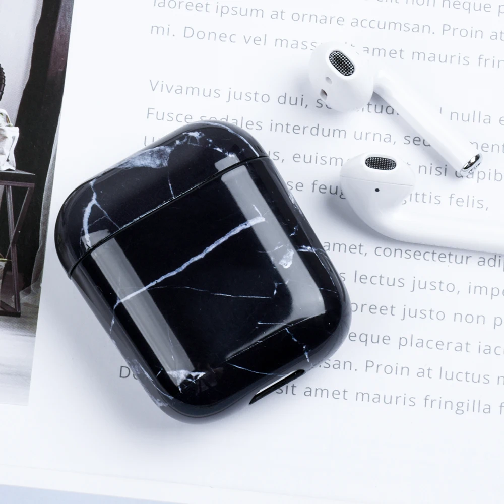 05 Чехол для Airpods чехол мраморный милый чехол для Airpod 2 1 чехол Аксессуары для наушников Защитный чехол для наушников зарядная коробка Coque - Цвет: 05
