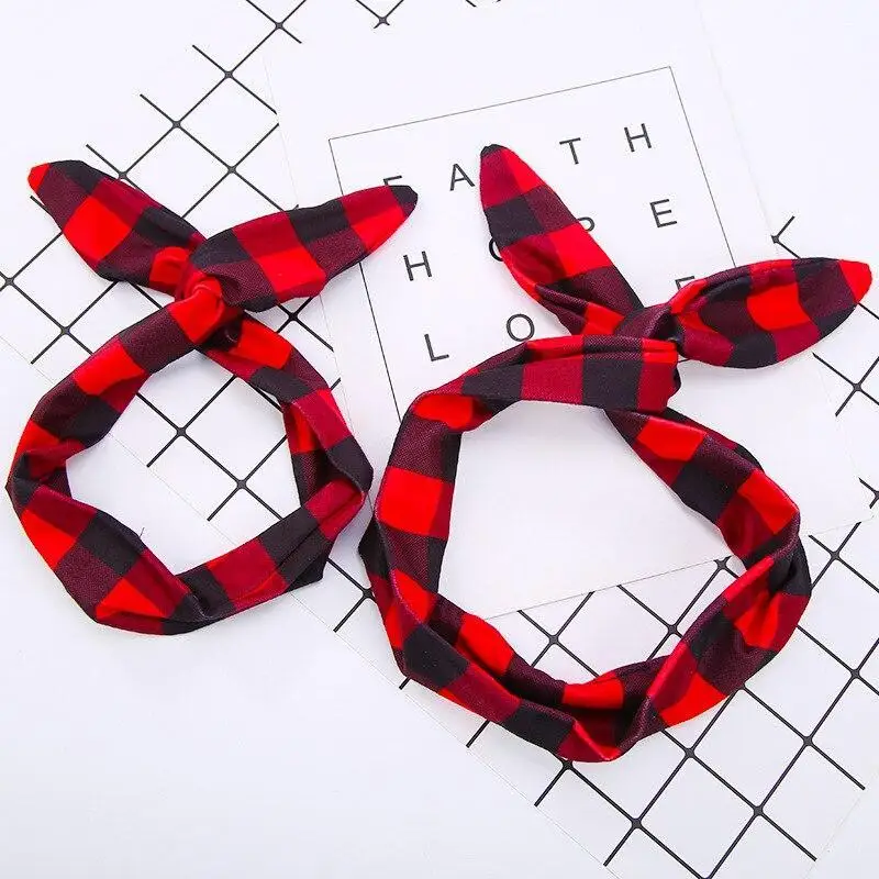 

2Pcs/lot Floral Print Hair Accessories Cute Baby Girl Headbands Mother Baby Turban Parent-child Matching Headband Baby Girl