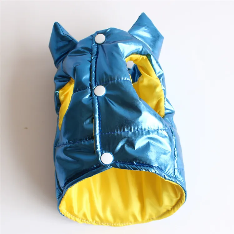 Утолщенный хлопковый ветрозащитный жилет для собак осень и зима куртка без