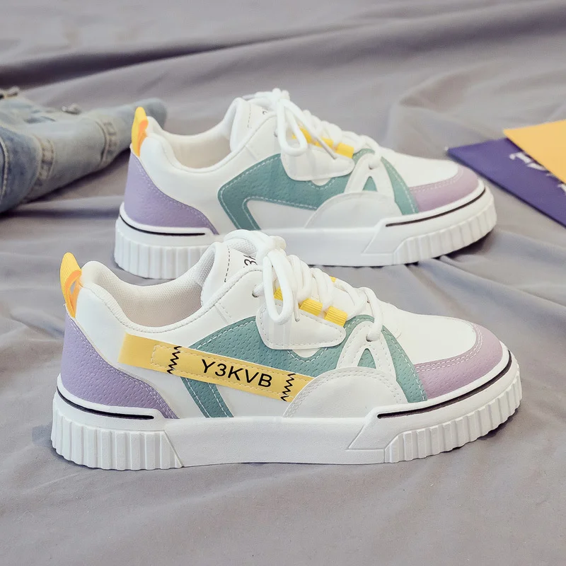 

Женские кроссовки, весна-лето 2021, Белая обувь, женская спортивная обувь, модная женская обувь