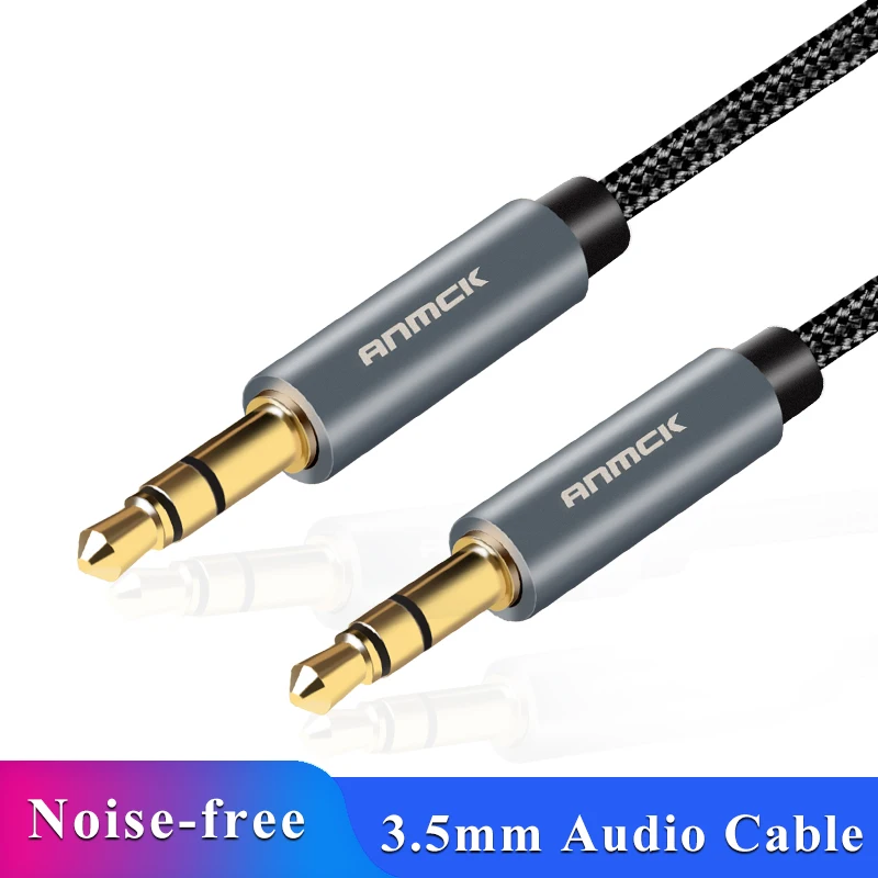 

Anmck Jack 3.5 Audio Cable 3.5mm Speaker Line Aux Cable for iPhone 6 Samsung galaxy s8 Car Headphone Xiaomi redmi 4x Audio Jack