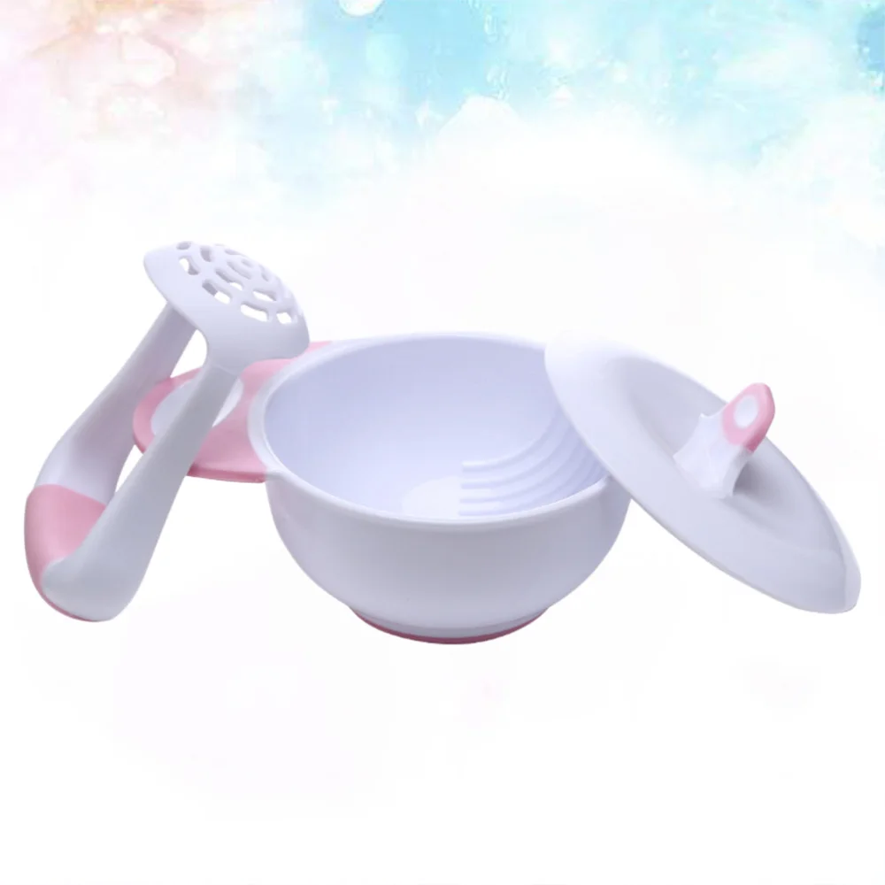 1 комплект пластиковая миска для кормления ручная работа измельчения фруктов