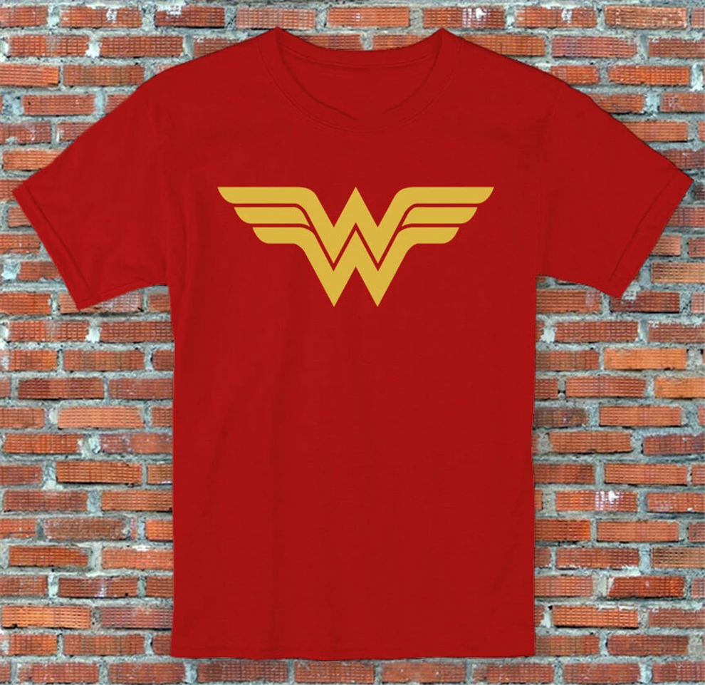 Wonder Woman классическая или Bvs Symbol Comics вдохновленная футболка S 2Xl для взрослых детей