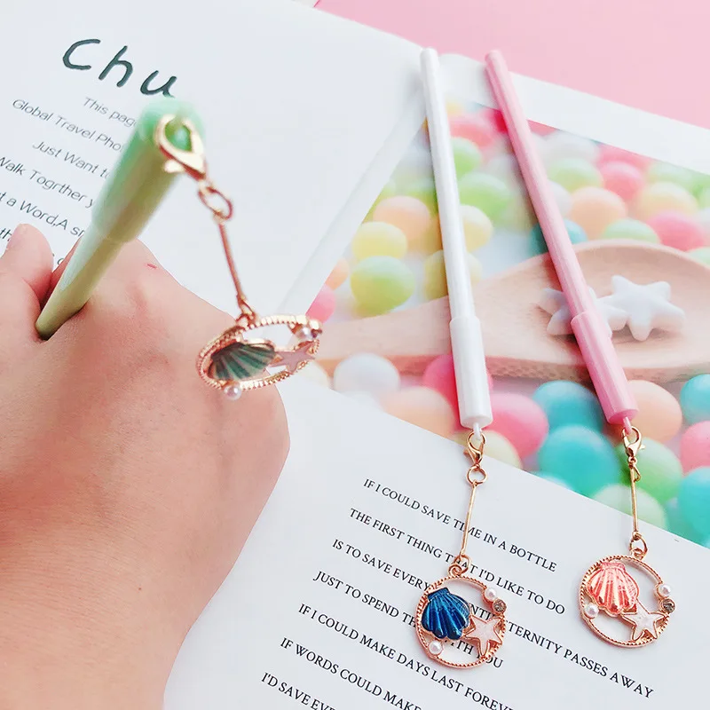 Морские Раковины Морская гелевая ручка с подвеской чернильная рекламный подарок