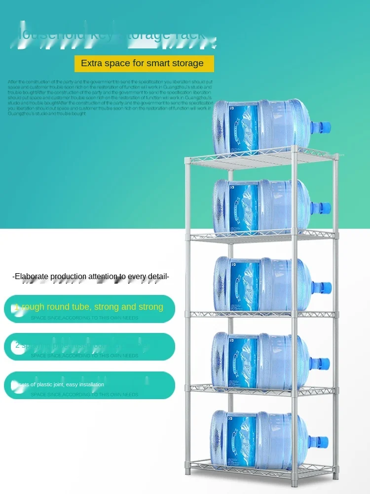 

Household kitchen trolley shelf mobile beauty nail salon living room with wheels 3 layers tools storage shelf organizer cart