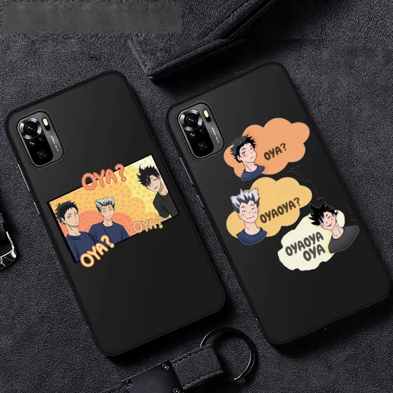 

Oya Haikyuu Japanese Anime Phone Case For Xiaomi Mi Redmi Note 7 8 9 pro 8T 9T 9S 9A 10 Lite pro