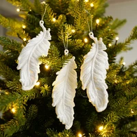 3d mini christmas tree pendant pendant new year christmas party decoration snowflake christmas tree ornament diy christmas