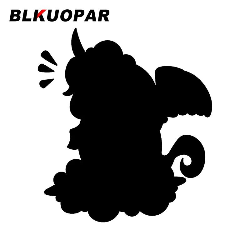 

Автомобильные наклейки BLKUOPAR для единорога, водонепроницаемая наклейка на лобовое стекло, окклюзия, царапины, виниловый материал, индивидуа...