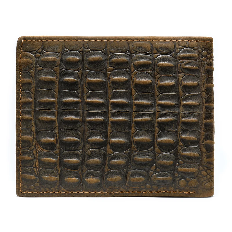 WETSAL Croco, мужской кошелек, натуральная кожа, кошелек, мужской кошелек, для карт, короткий/тонкий, кошельки, кожа, мужской держатель для карт, сумка для денег