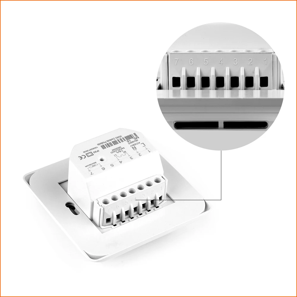 RZ дома терморегулятор 220V 16A программируемый Напольное отопление-комнатный настенный Универсальный цифровой термостат Температура контроллер