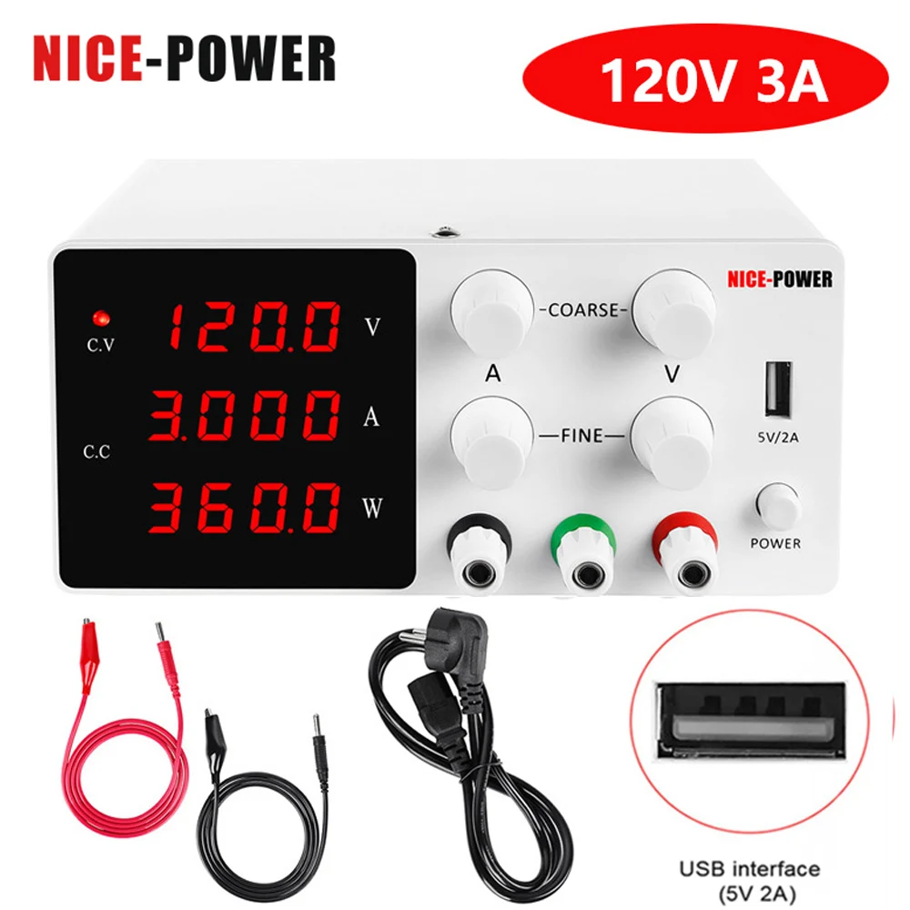 Цифровой импульсный источник питания постоянного тока Nice-Power 120 В 3 А 30 10