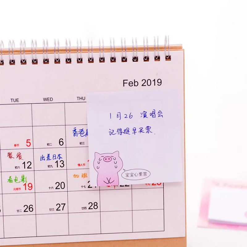 Sandro креативный мультяшный поросенок бумага для заметок девочек милые кавайные