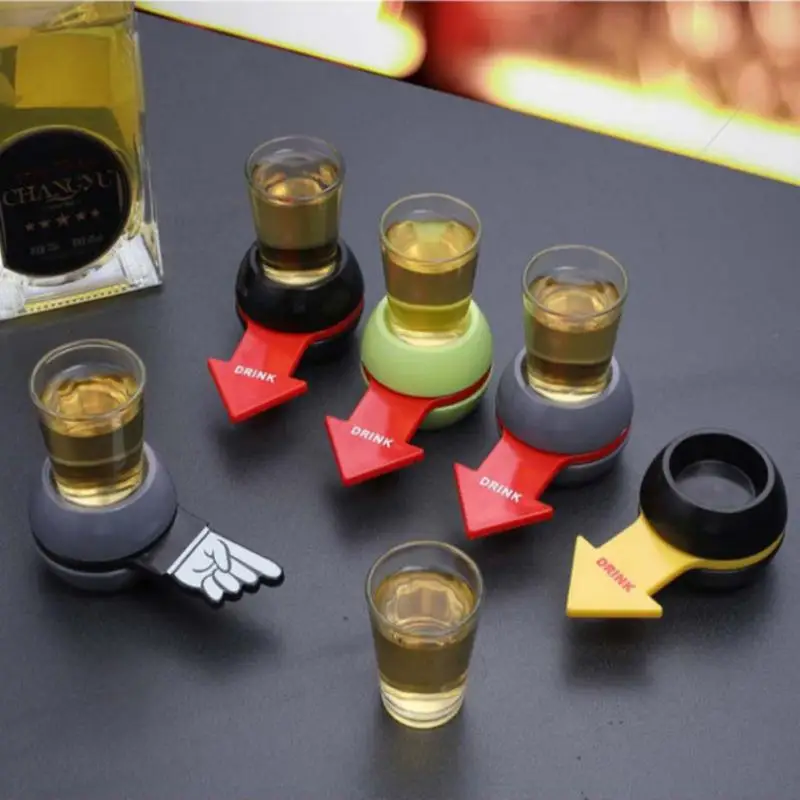 Rotatable Arrow Beer Wine board game Pointer Shot Spinner Party Game Glass Cup Kit Spin Drinking table Gifts Entertainment | Дом и сад