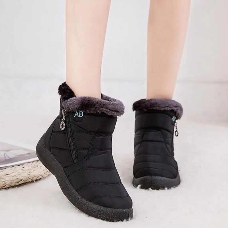 Новинка 2019 года женские ботинки водонепроницаемые зимние Женские Повседневные