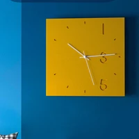 clock mold cement wall clock silicone mold square round simple design style diy hand made concrete gypsum clock tool mold