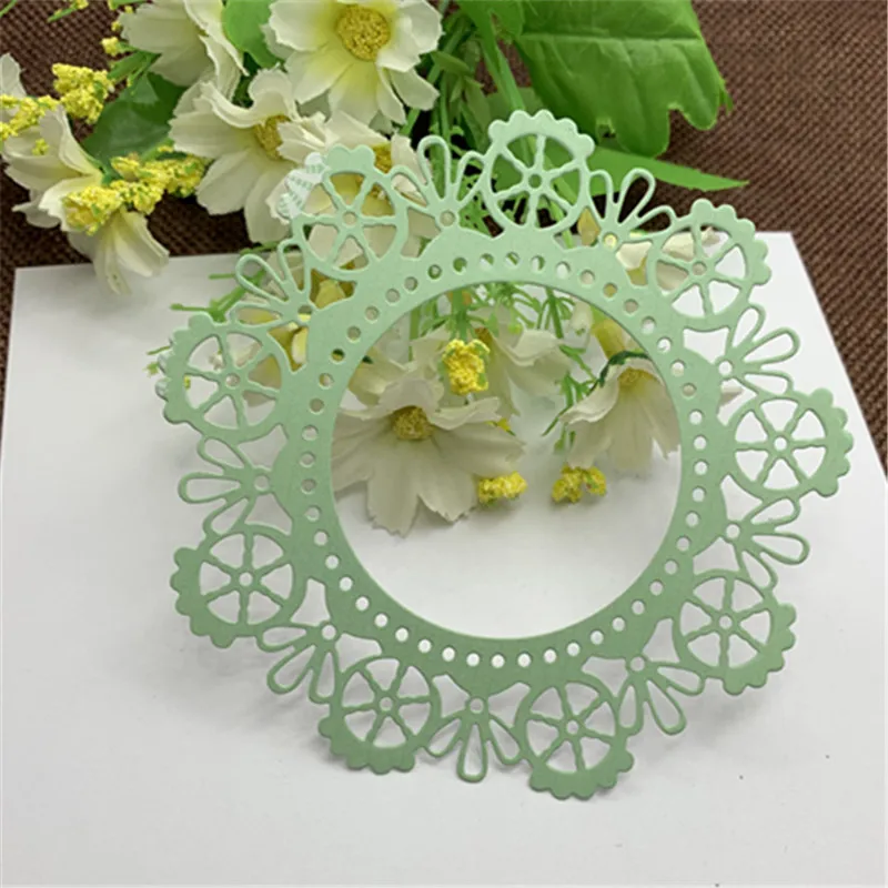 Винтажные кружевные металлические штампы для рукоделия тиснения трафарет | Дом и