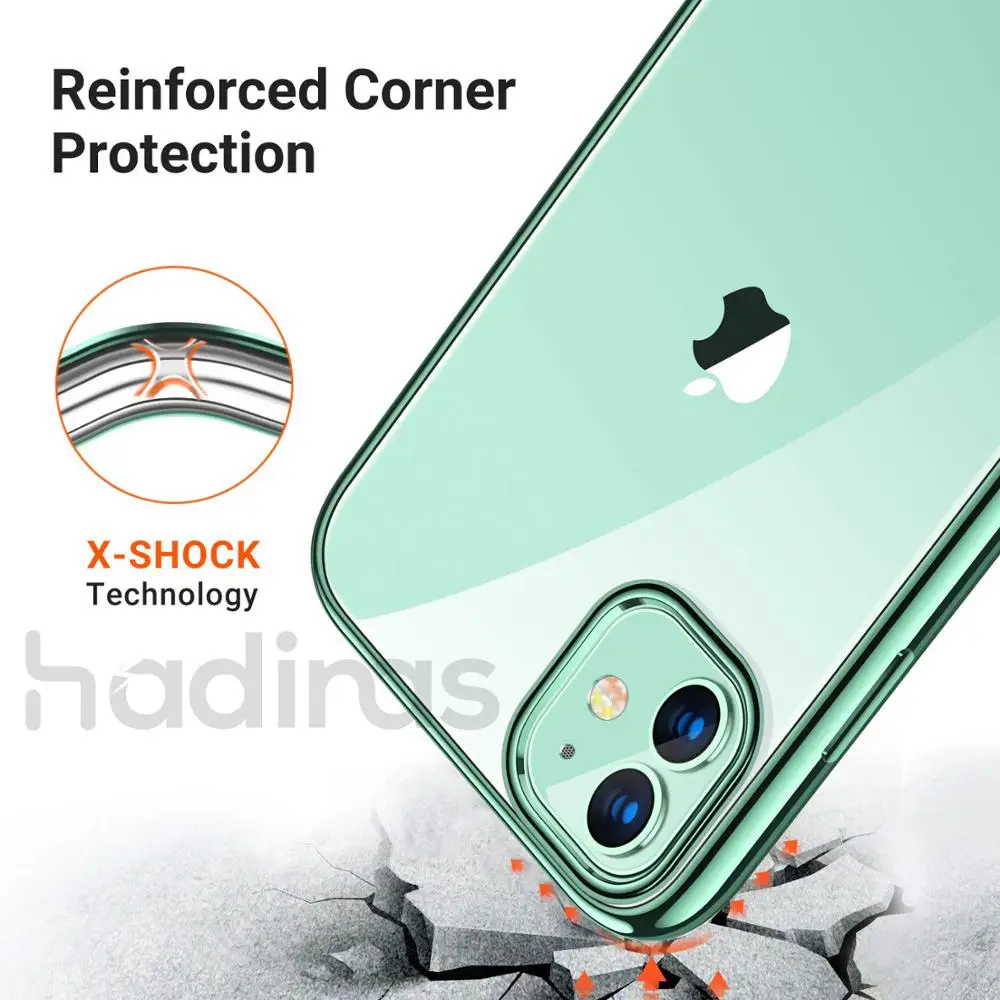 Силиконовый чехол для iPhone 11 прозрачный мягкий ТПУ ультра тонкий чехол для телефона чехол для iPhone 11 Por Max 11Pro полуночно-зеленый Coqu