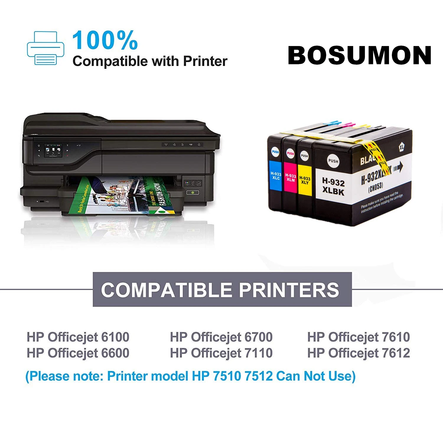 1 комплект 932XL 933 для HP932 933XL сменный картридж HP Officejet 6100 6600 6700 7110 7610