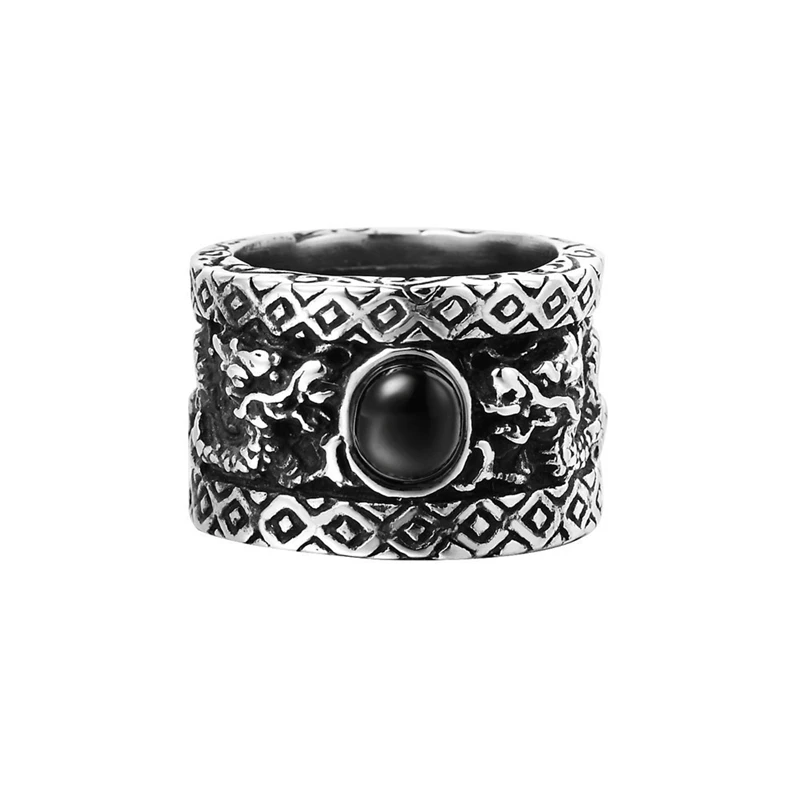 Массивные обручальные кольца 17 мм из нержавеющей стали модные ювелирные изделия