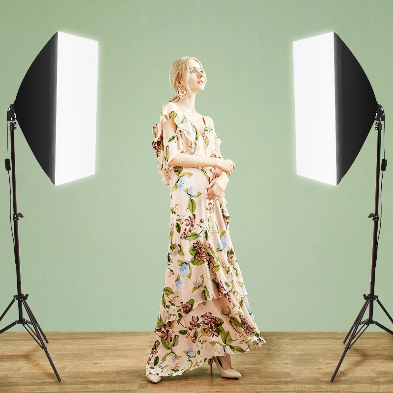 Софтбокс для фотосъемки 50x70 см с держателем лампы софтбокс аксессуары фото