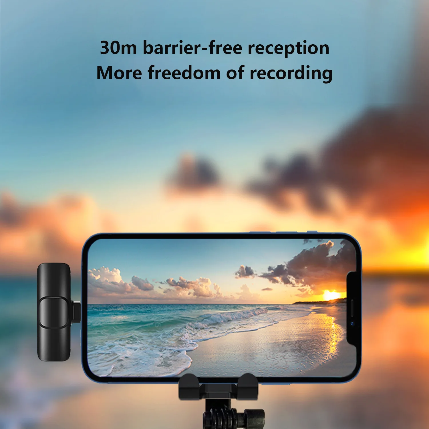 Беспроводной петличный микрофон портативный мини-микрофон для записи аудио и