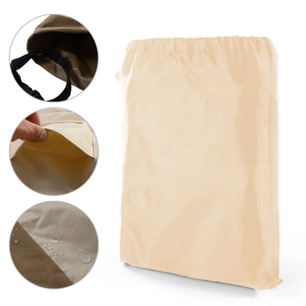 

210D Oxford Dust Cover Beige Waterproof Foldable Protection Outdoor Patio