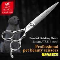 fenice 77 5 inch ats314 steel dog grooming scissors for pet cutting scissors dog scissors grooming shears tesoura tijeras