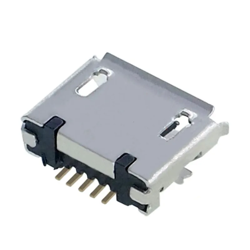 50 шт потребительских упаковок для микро USB гнездо 5pin SMD Короткая игла Медь