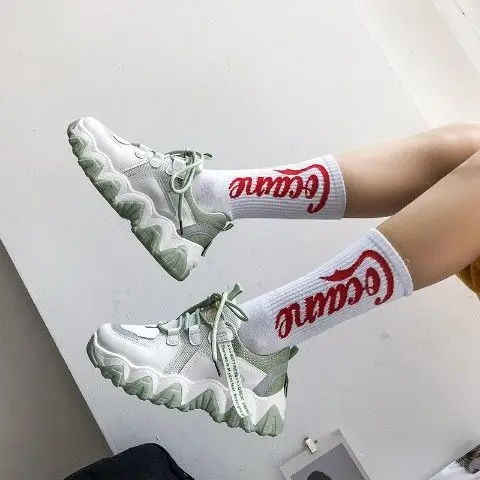 

Shoes Woman Korean-style Dad Shoes Women's New Style INS Shoe Students Versatile Cute Waterproof Platform Breathable Anti-slip