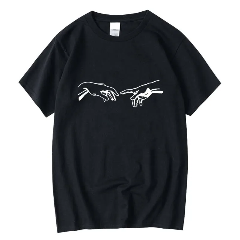 

Men's top quality 100%cotton cool loose fashion print t shirt casual short sleeve men tshirt o-neck t-shirt male tee shirts tops