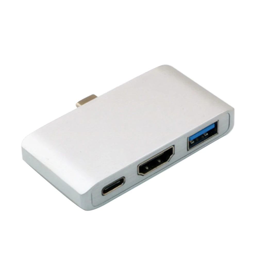 Портативный металлический Переходник USB Type C на HDMI для MacBook/Huawei/Samsung|Комплекты