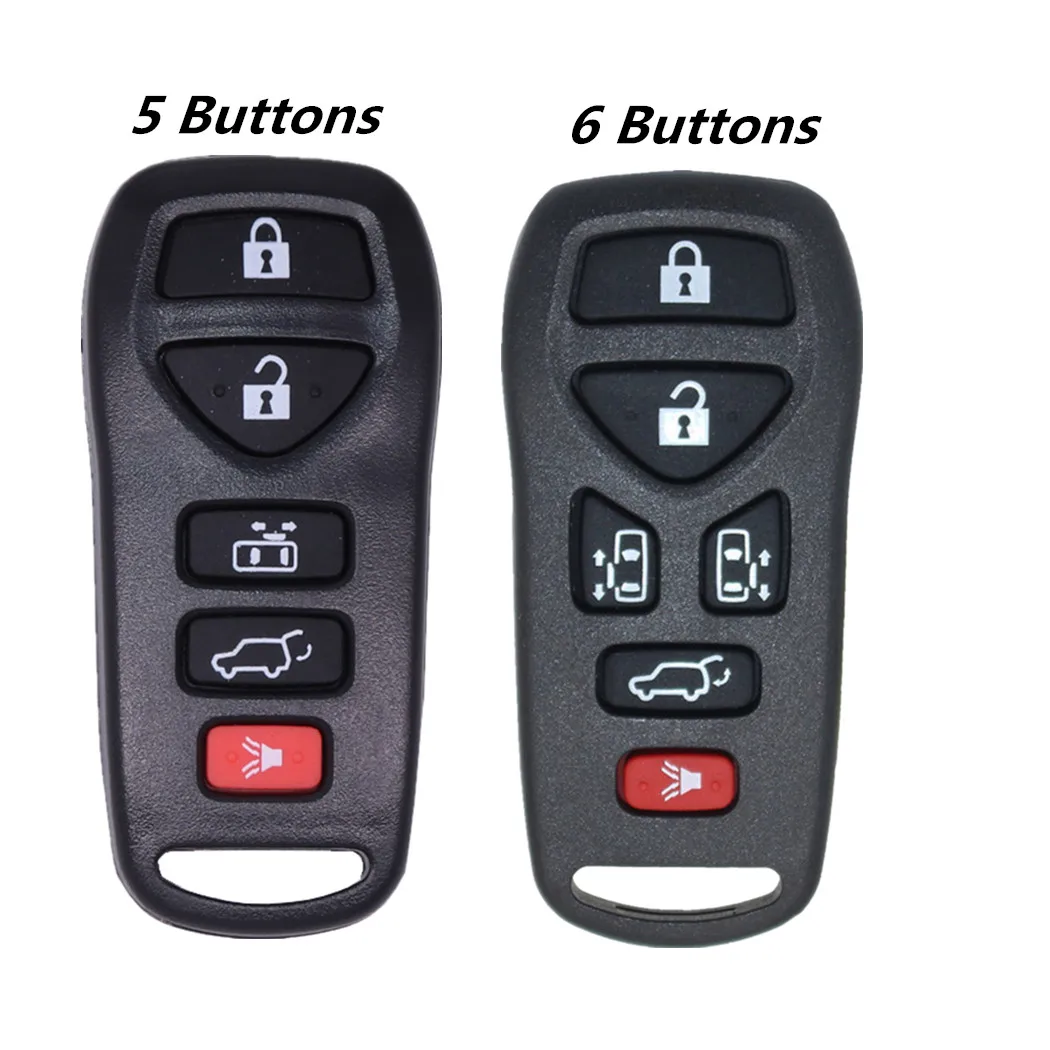 WFMJ Замена для 2004 2005 2006 2007 2008 2009 Nissan Quest Mini Van Keyless 5 6 кнопок пульт дистанционного