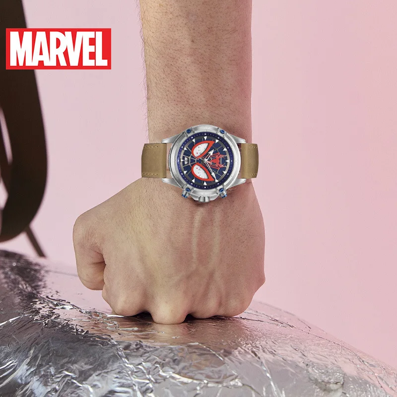 

Disney Marvel Fashion Casual Multifunctional Belt Men's Watch Men's Watch Spiderman Waterproof Quartz Watch