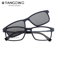 tangowo design vintage sunglasses tr90 clip on glasses fashion 2020 optical eyeglasses frame square myopia prescription glasses