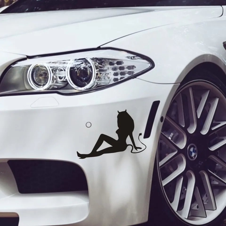 7*20cm Car Sticker and Decal 3D Sexy Girl Cartoon Vinyl Reflective Wholesale Styling Accessories | Автомобили и мотоциклы