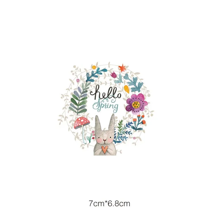 Для переноса утюгом заплатки в виде животных для одежды термо передачи