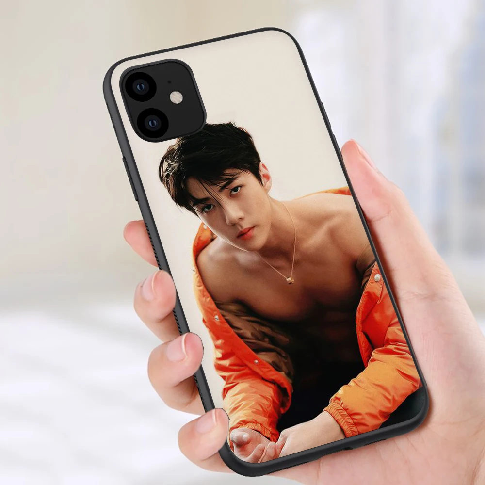 B1 EXO sehun Мягкий силиконовый чехол для телефона чехол для iPhone 5 5S SE 6 6S 7 8 plus X XR XS 11 Pro Max - Цвет: B1