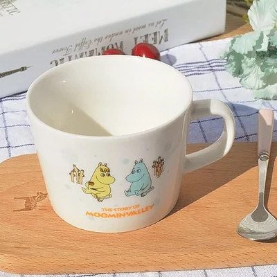Фарфоровая чашка с изображением из мультфильма MOOMIN - Цвет: b