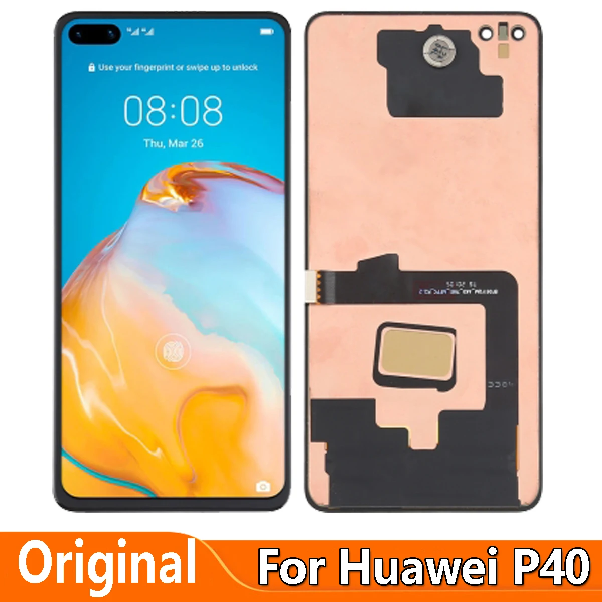 Pantalla OLED Original de 6,1 pulgadas para Huawei P40 4G ANA-AL00, montaje de digitalizador con pantalla t&aacute;ctil, piezas de repuesto-0