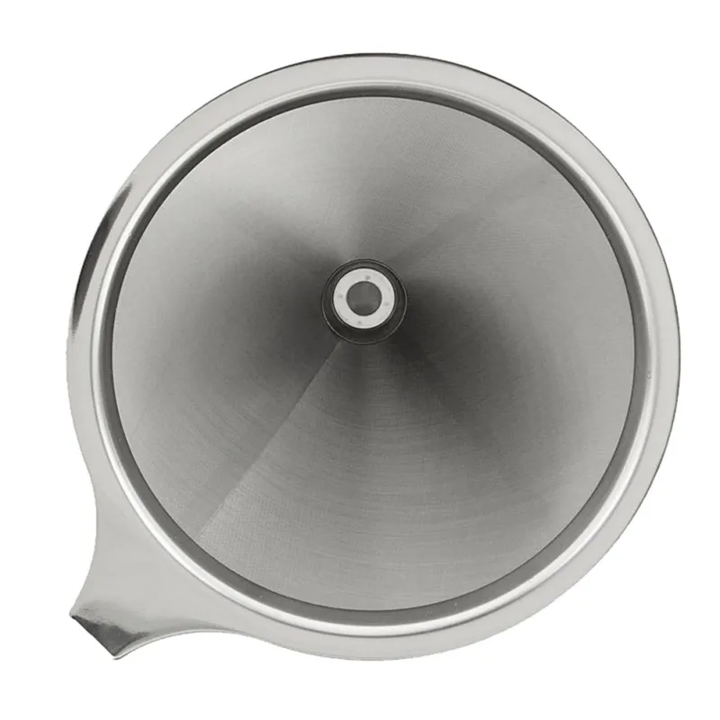 

Stainless Steel Pour Over Coffee Dripper Maker Reusable Coffee Filter Metal Cone Cup