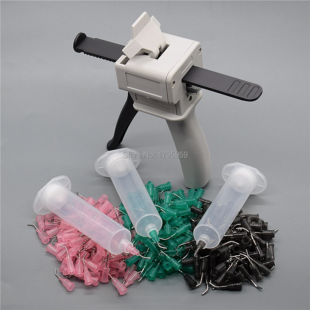 Клеевой пистолет 30 мл УФ-клеевой ручной для шприца с диспенсером клея 30cc шприц