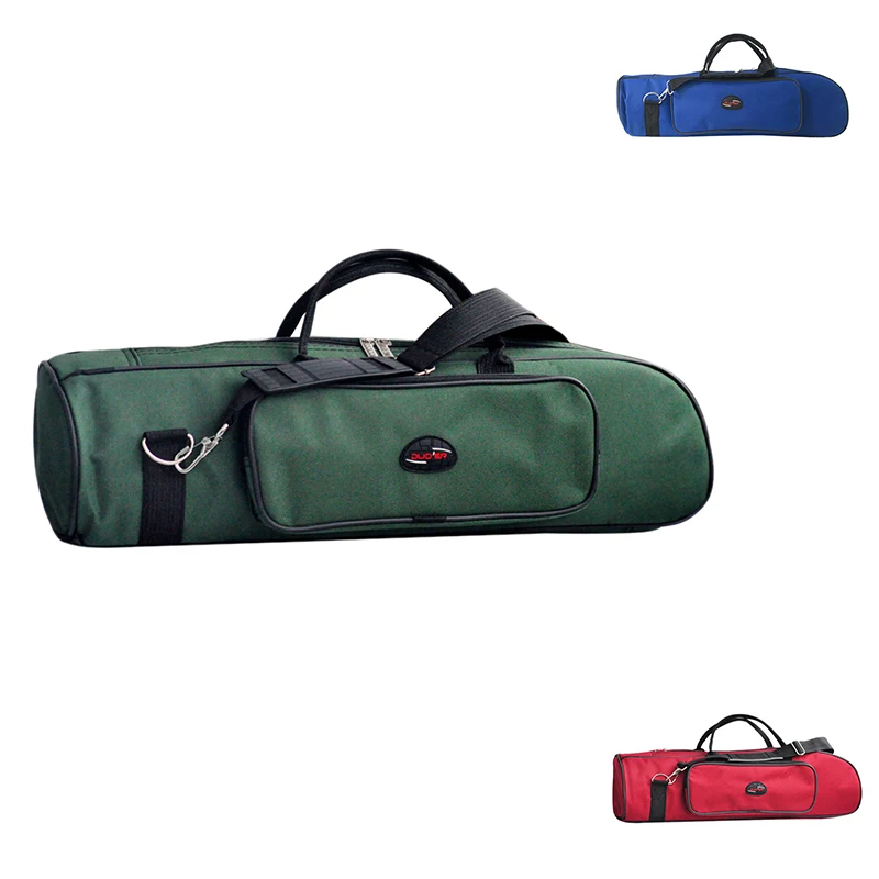 

DUOER Portable Trumpet Bag Case 8mm Sponge Soft Gig Bag Durable Double Zippers Design with Adjustable Shoulder Strap