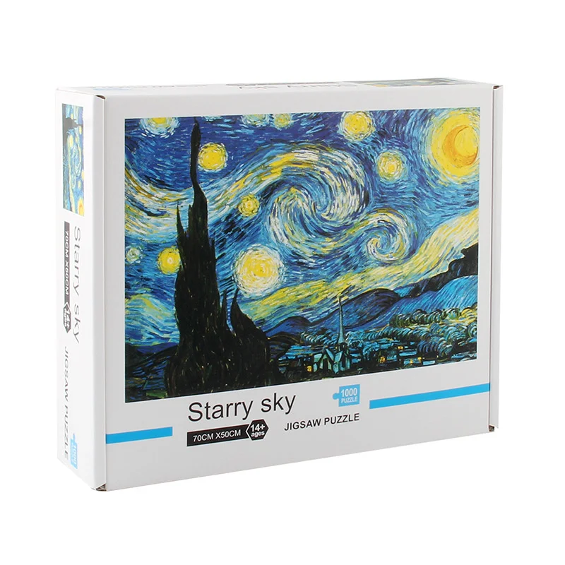 

1000 PCS Starry Night Mini Jigsaw PuzzlesEducational Intellectual Fun Game Toys Gift Jigsaw Puzzle for Kids Adults