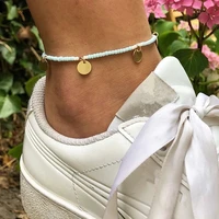 bohemian women temperament fashion high heel foot ankles chain barefoot sandals beach jewelry sexy girl anklets accessories gift