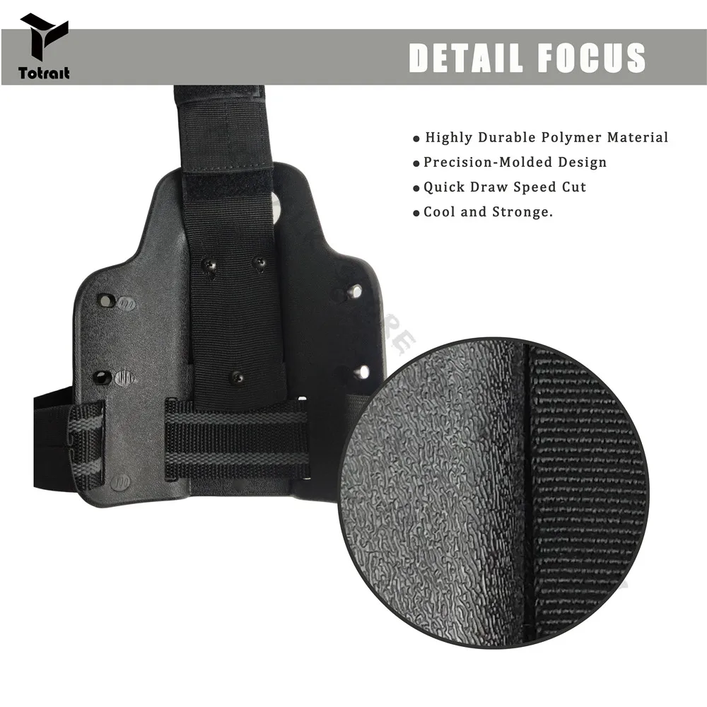 Тактическая охотничья кобура для Glock 17 Airsoft пистолета платформа ног охоты правой