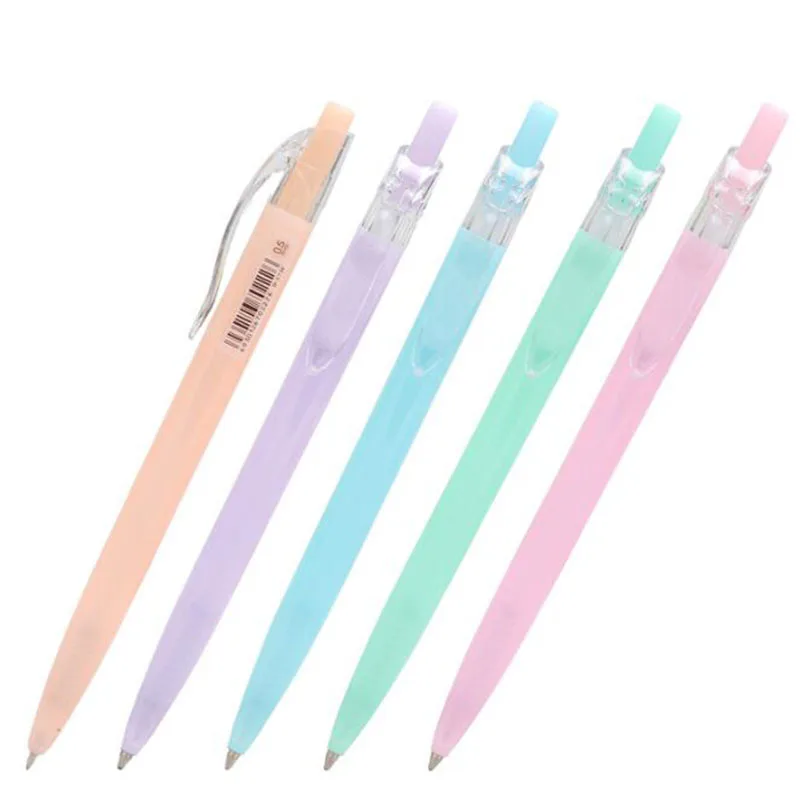 

0.5mm Blue Refill Cute Jelly Ballpoint Pen Child Student Gift School Supplies 4pcs (Send in four different styles randomly)