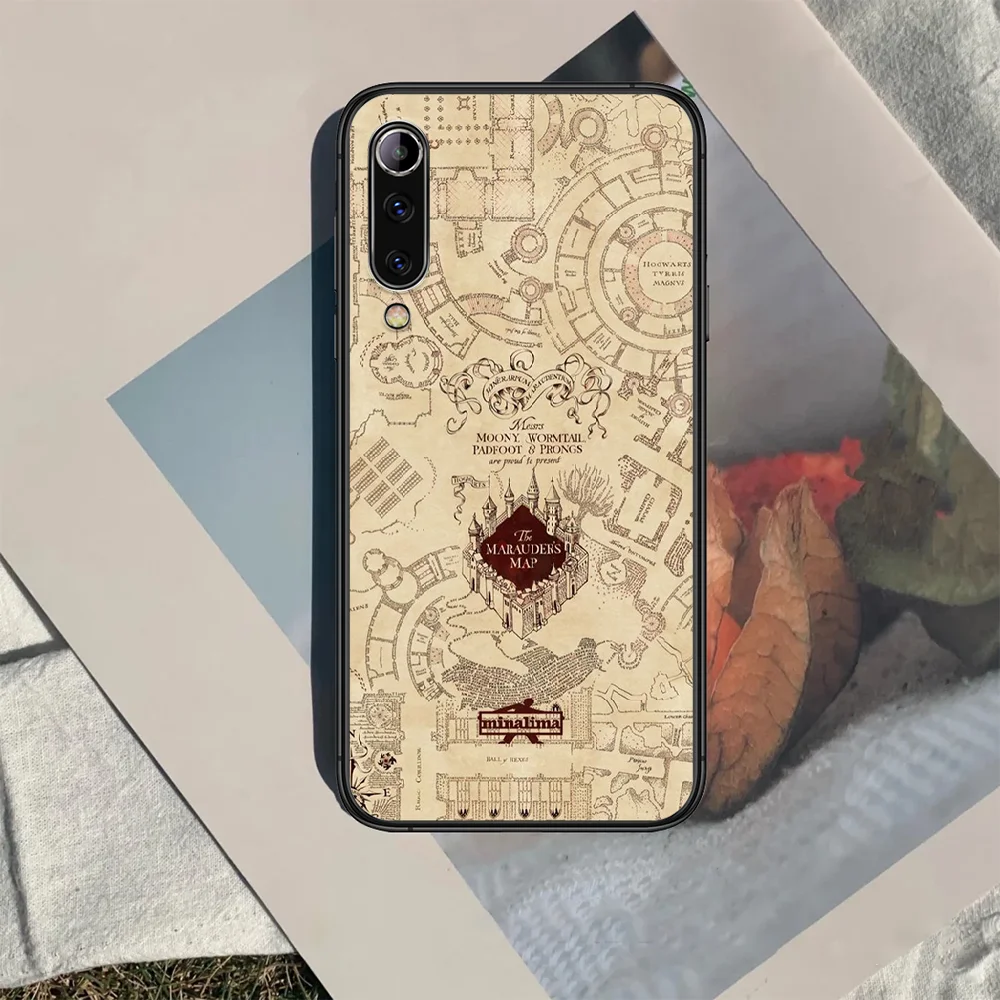 

Harries-Potter Phone case For Xiaomi Mi note 10 A3 9 MAX 3 A2 8 9 Lite Pro ultra black Prime 3D Cell Soft Hoesjes Silicone Cover