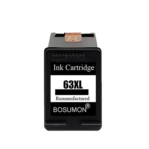 Bosumon CP 63 оптом для hp 63 63XL чернильный картридж для hp Officejet 3833 5255 5258 4650 3830 hp DeskJet 2130 1112 3632 принтер - Цвет: 63XL BK