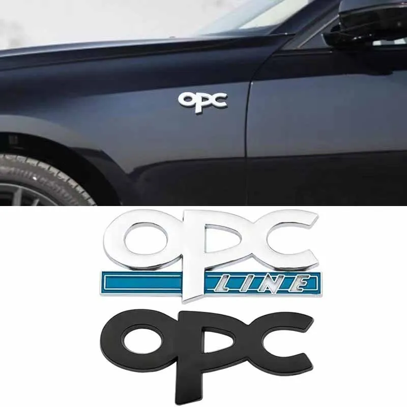 

Car Stickers Emblem Fender Tail Badge Decals for Opel OPC Line Astra h g j k f Mokka Vectra Regal Zafira a b Corsa c d Insignia